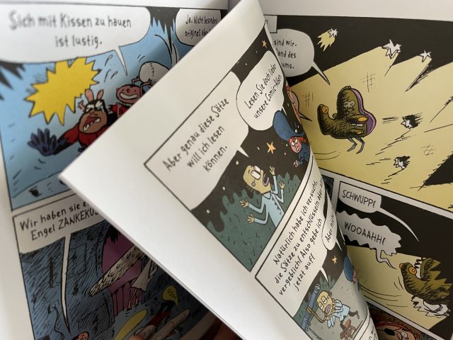 Blick in das Comicbuch "Alldine & die Weltraumpiraten" 