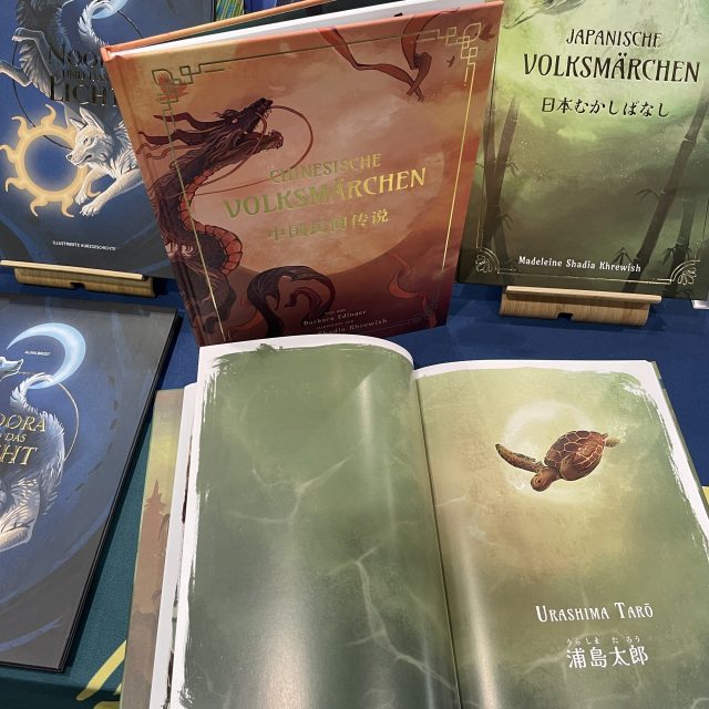 Zweisprachige asiatische Volksmärchen von CatMint Verlag bei der Leipziger Buchmesse