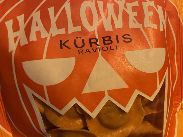 Halloween - Kürbis - Ravioli